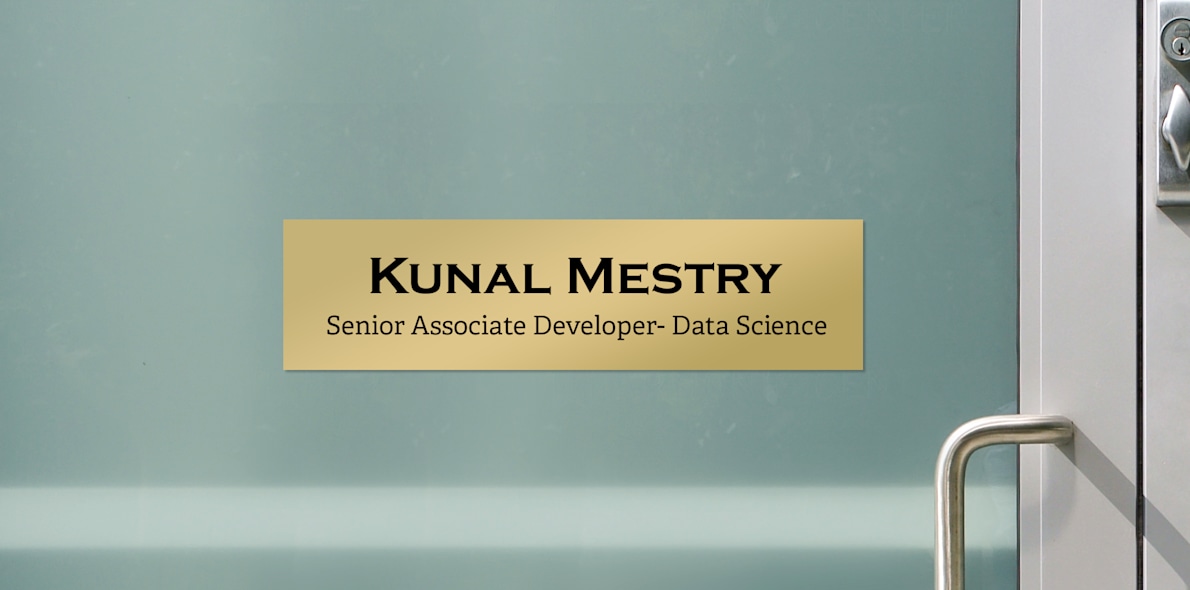 Name board for shop office